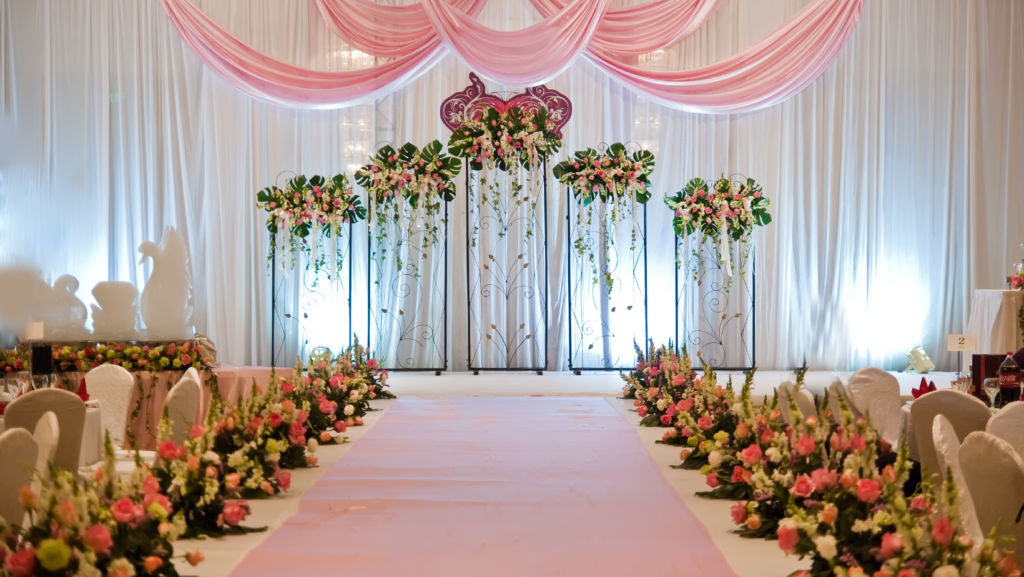 floral stage decoration